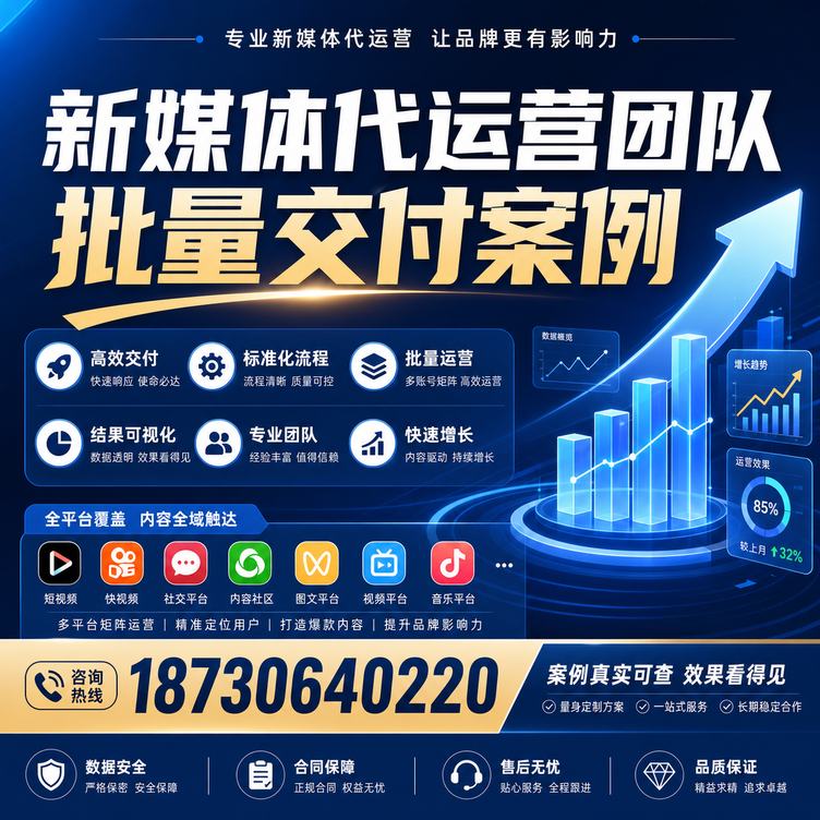 龙岩代运营公司多客户账号批量高效交付案例