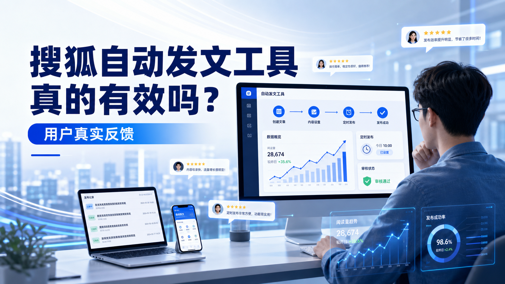 搜狐自动发文工具真的有效吗？龙岩用户的真实反馈